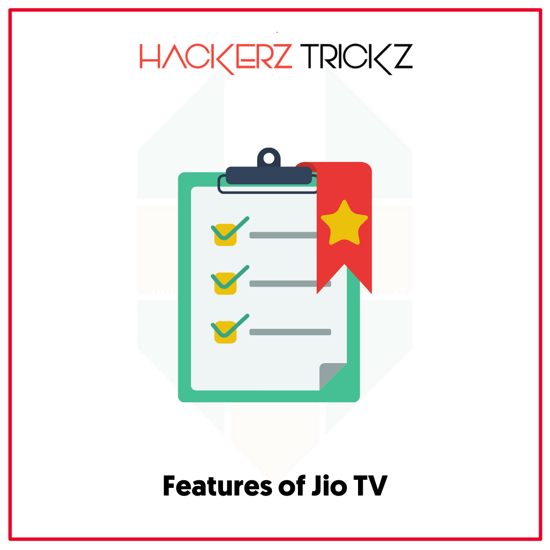 Features of Jio TV