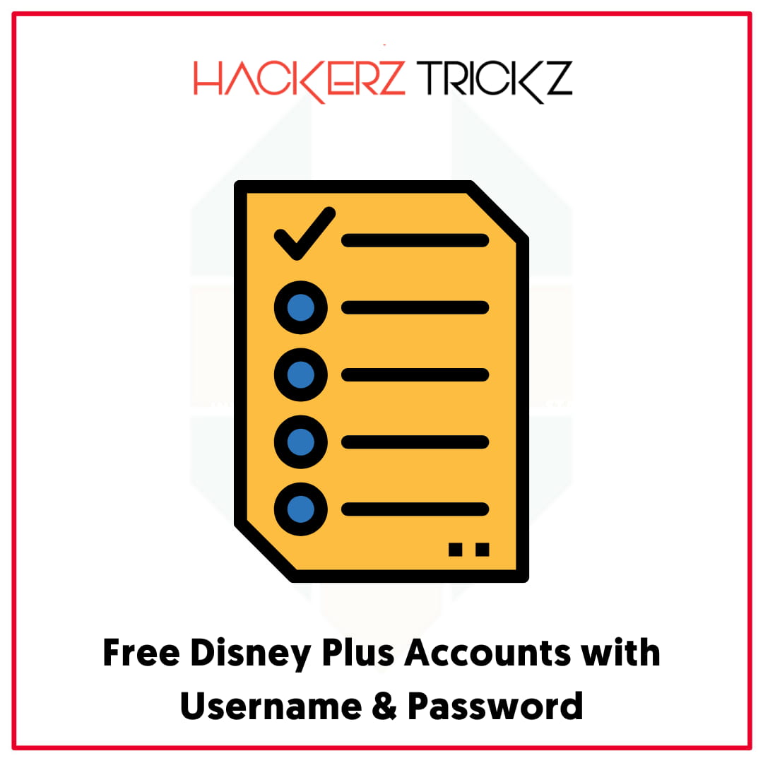 Free Disney Plus Accounts with Username & Password