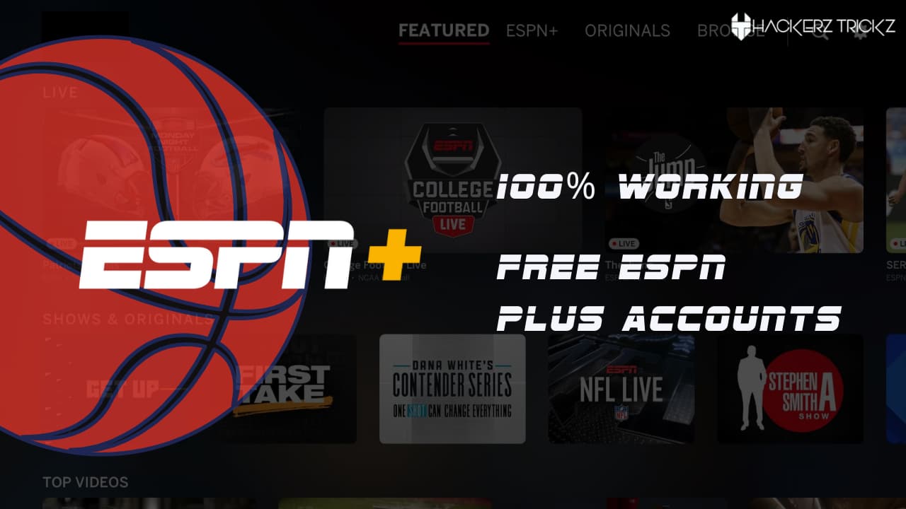 100% Working Free ESPN Plus Accounts