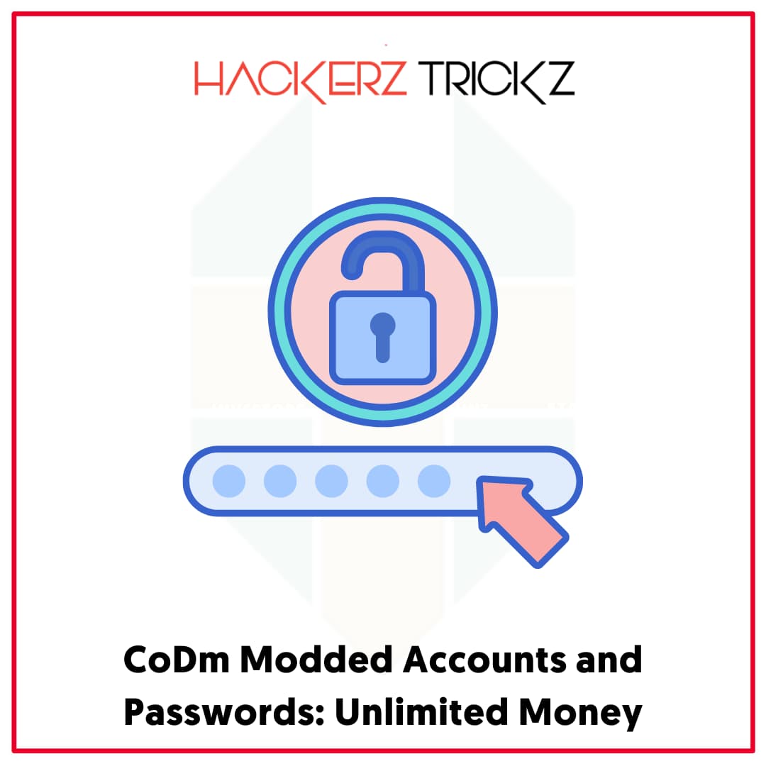 CoDm Modded Accounts and Passwords Unlimited Money