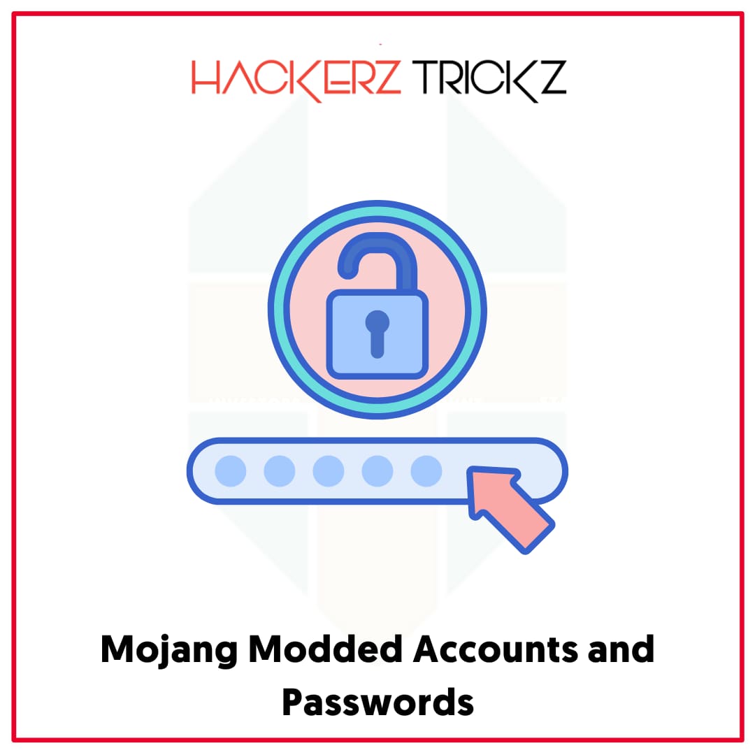 Mojang Modded Accounts and Passwords