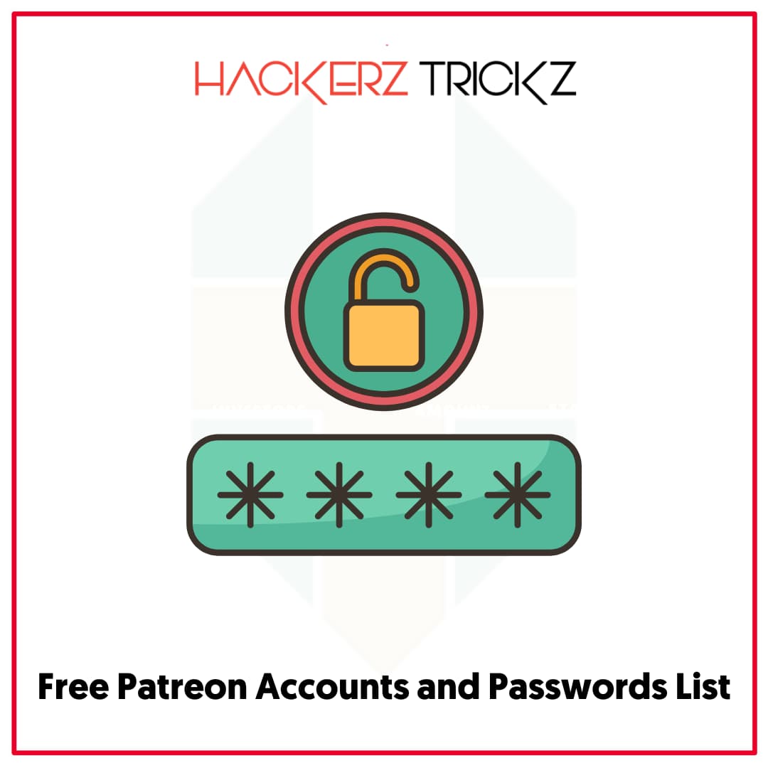 Free Patreon Accounts and Passwords List