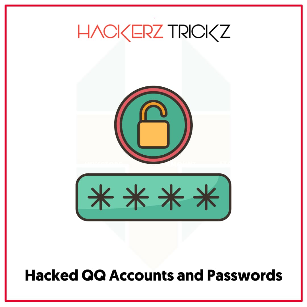 Hacked QQ Accounts and Passwords