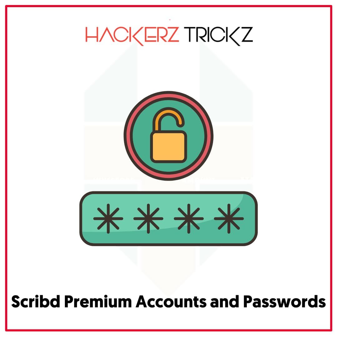 Scribd Premium Accounts and Passwords