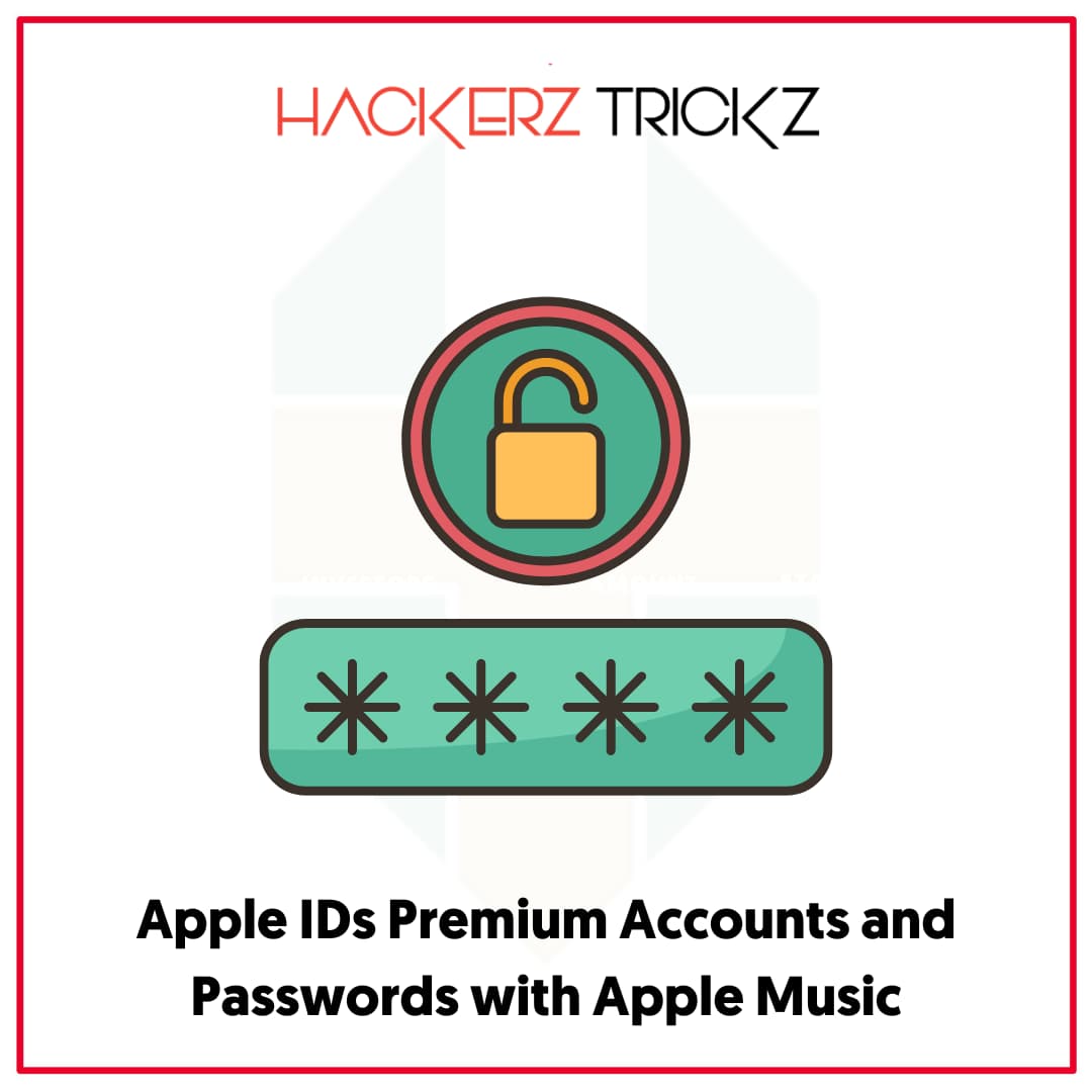 Apple IDs Premium Accounts and Passwords with Apple Music