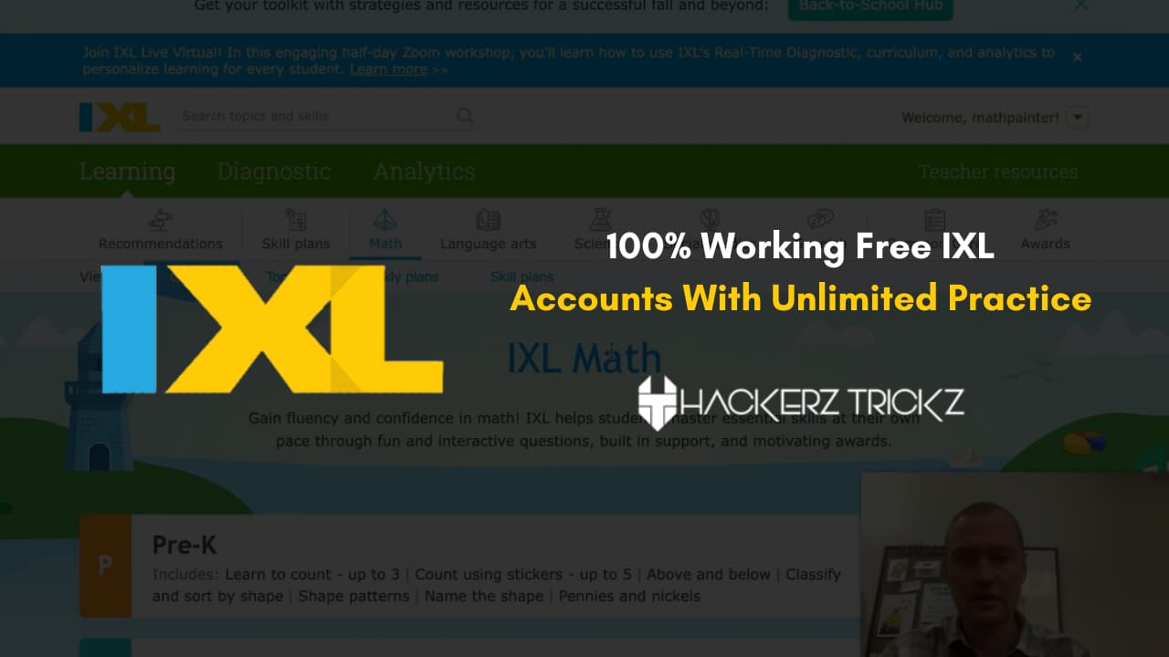 100% Working Free IXL Accounts With Unlimited Practice