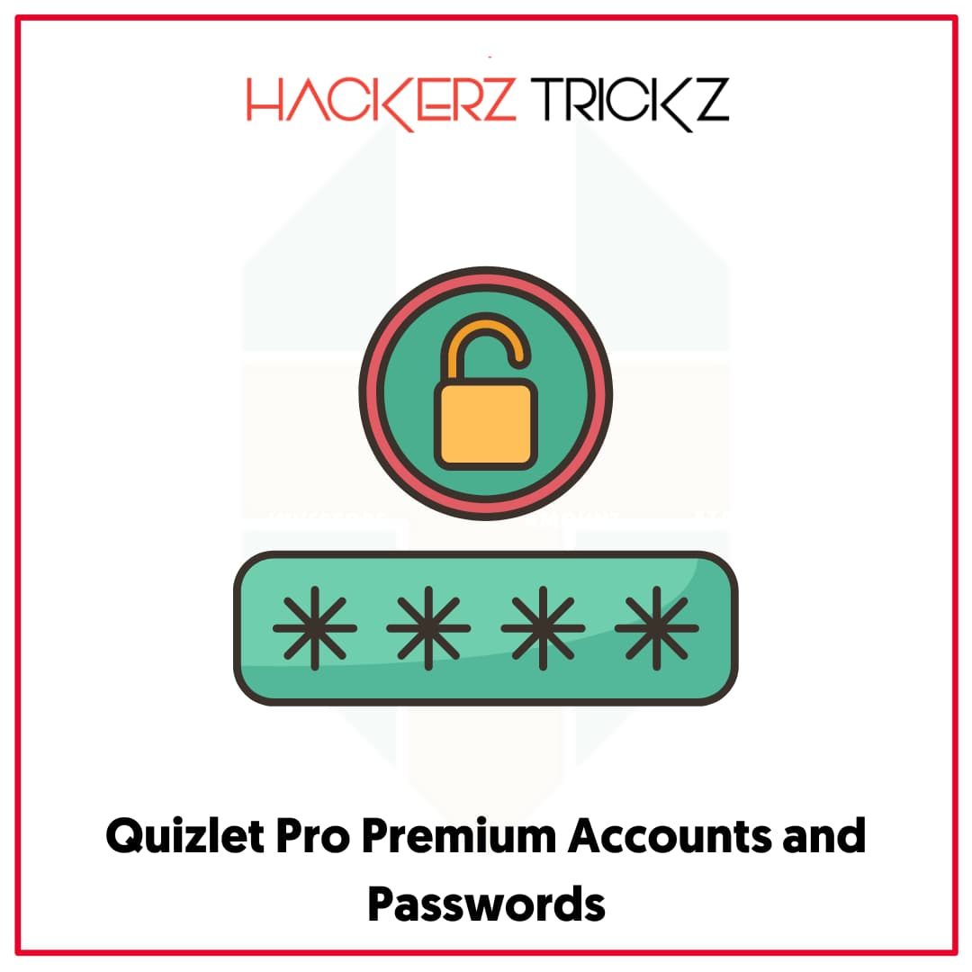 Quizlet Pro Premium Accounts and Passwords