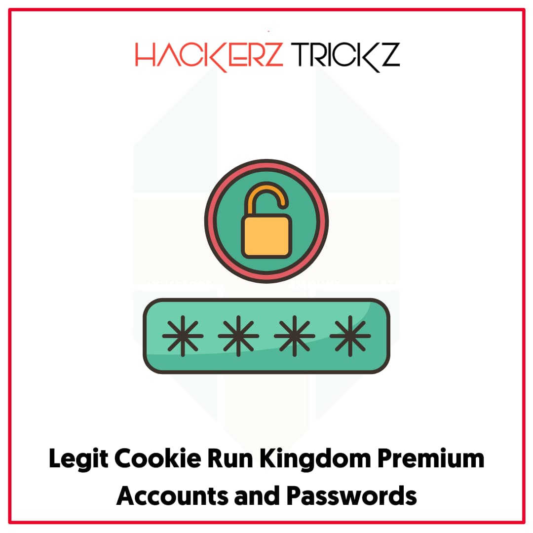 Legit Cookie Run Kingdom Premium Accounts and Passwords