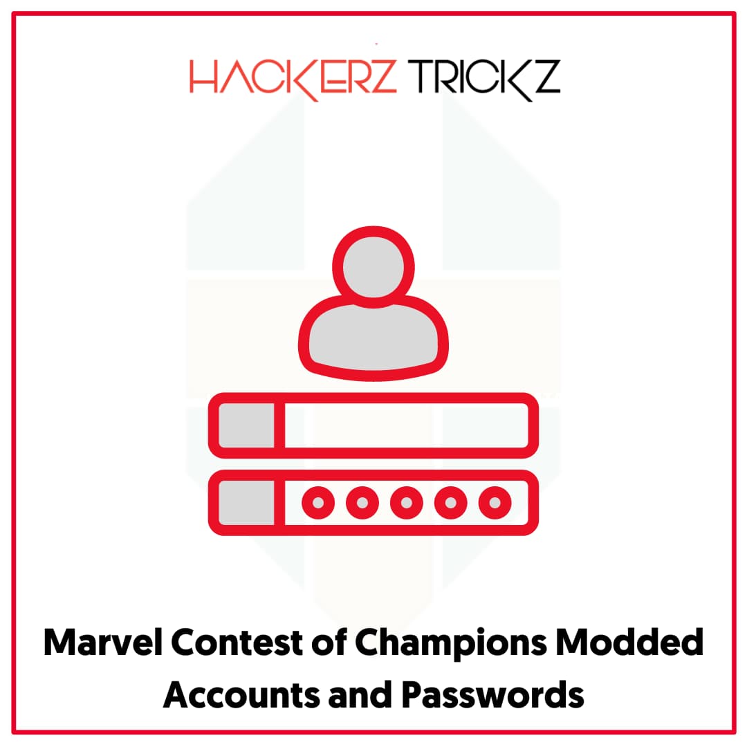 Marvel Contest of Champions Modded Accounts and Passwords