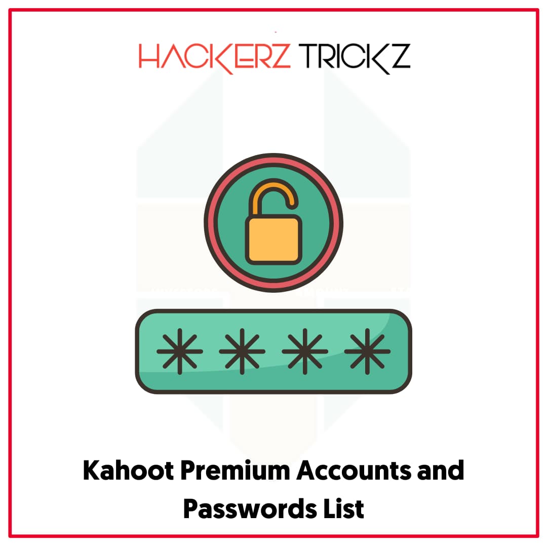 Kahoot Premium Accounts and Passwords List