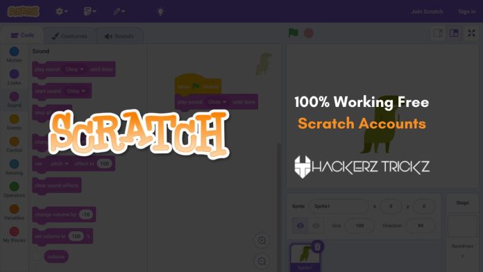 100% Working Free Scratch Accounts