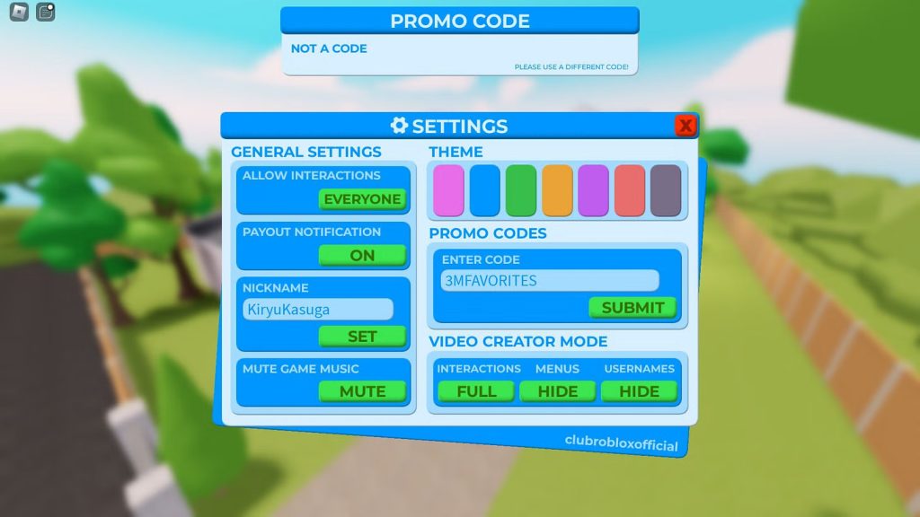 Redeem Club Roblox Codes